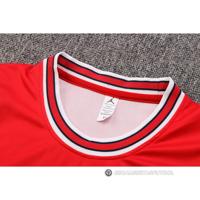 Chandal del Paris Saint-Germain Jordan Manga Corta 22-23 Rojo - Pantalon Corto